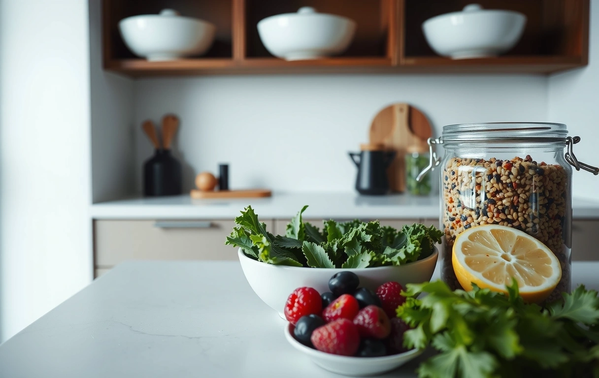 Moderne Superfood Küche