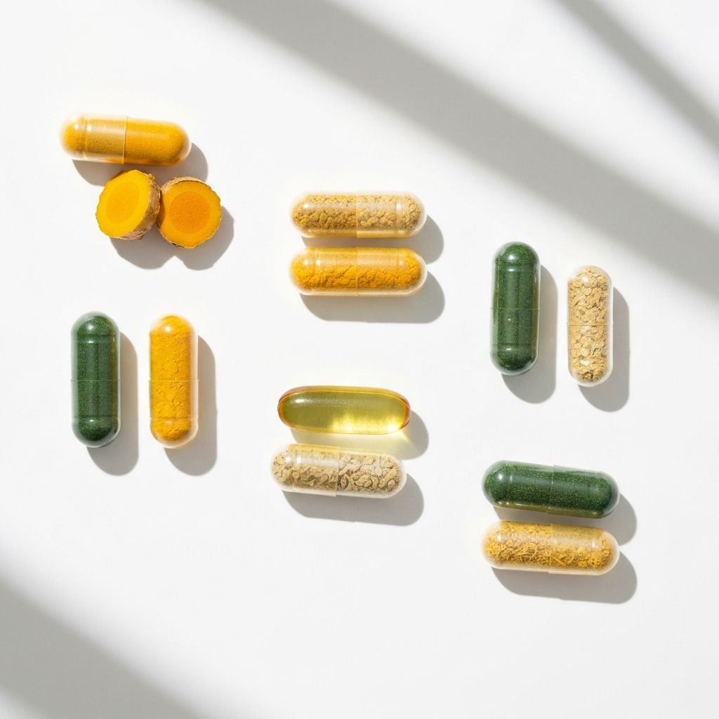 Přírodní ingredience doplňků - byliny a rostliny